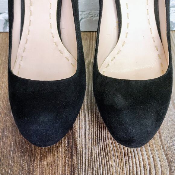 Miu Miu Black Velvet Suede Courts Pumps Heels EU 36 Bratz Jessica Rabbit Siren - Picture 6 of 10